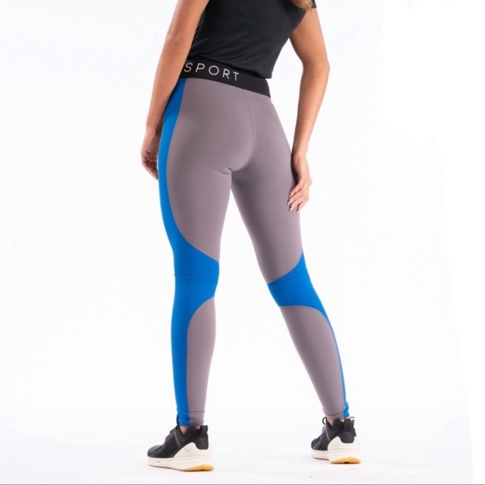 Juicy Couture Sport Excalibur High Waist Leggings Colorblock Size Small